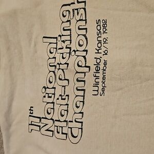 Vintage 1982 Walnut Valley Festival shirt